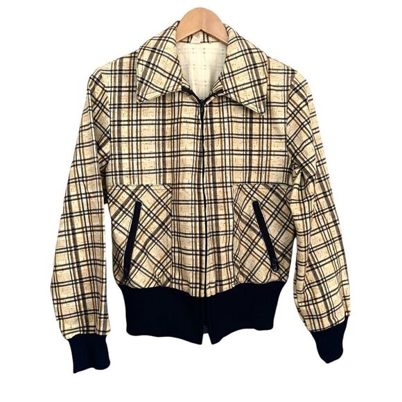 INOV Vintage Bomber Jacket, Striped. - Picture 1 of 8